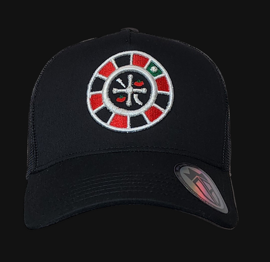 RULETA BLACK CURVED MESH